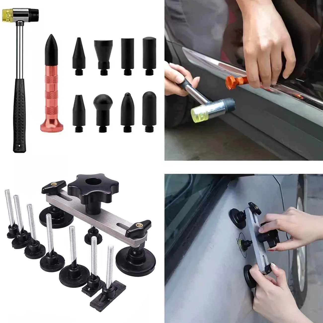 97pcs Car Body Paintless Dent Repair Tools Dent Repair Kit Auto Hail Pit Dent Puller Glue Puller Tabs Removal tools for auto workshop - Image 5