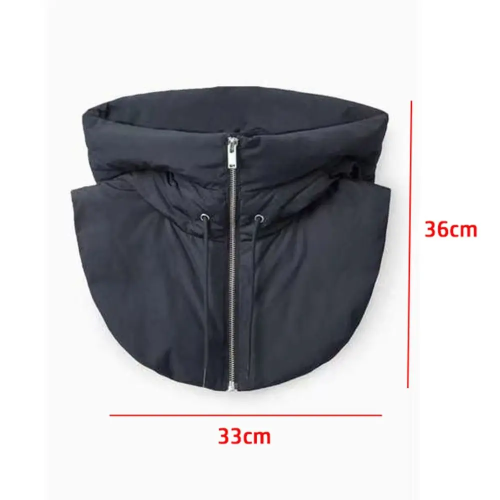 Ultralight Down Hooded Hats Drawstring Removable Neck Cover Scarf Balaclava Hat Zippper Coat Short Tank Top Women’s - Image 5