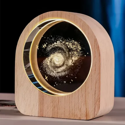 3D Crystal Glass Craft Decoration Laser Engraved Solar System astronomy Valentine’s Day gift Birthday Gift Desktop Decoration