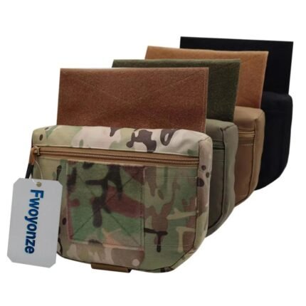 500D Nylon Outdoor Tactical JPC/CPC Vest/Tactical Chest Pouch FC Large Sub-Pouch Expanded Lower Belly Bag