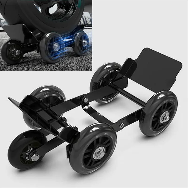Motorcycle Tire Skates Motorcycle Carrier Tire Dolly With 5 Wheels Flat Tire And Blown Tire Self Rescue Trailer Accessories