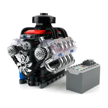 487+pcs Technical Motorized LSX454 V8 Engine Building Block Toys Educational Car Bricks Children MOC Toys Gift For Kids