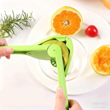 Manual Lemon Juicer, Foldable and Portable, Orange Juicer Clip, Hand-Pressed Juicer, Lemon Hand Press Tool