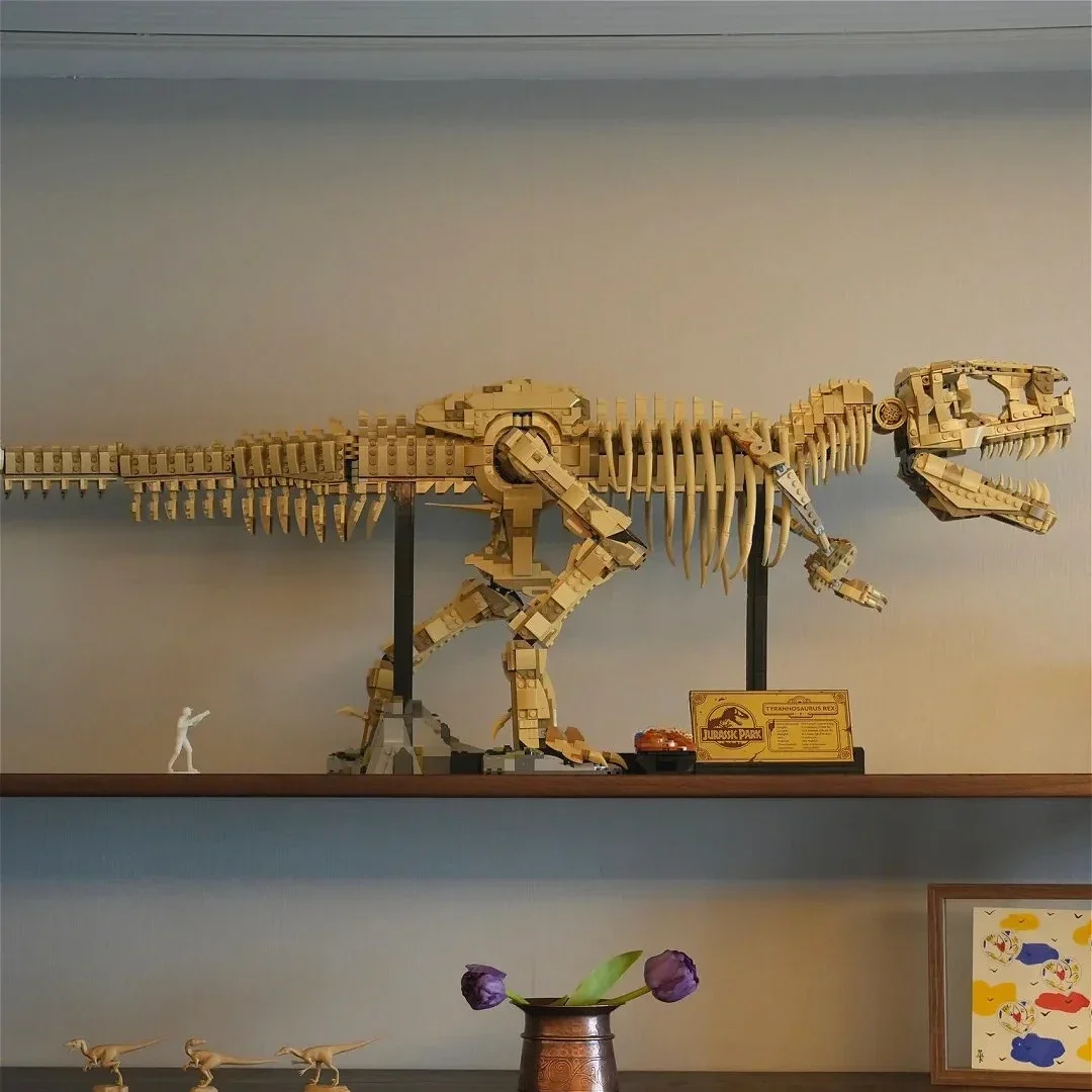 Dinosaur T-Rex Fossils Tyrannosaurus Rex Building Blocks Sets Compatible With Legoed Particles Suitable For Christmas Gifts76968 - Image 4