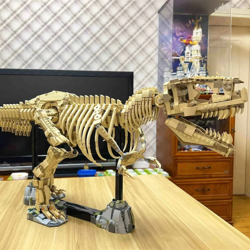 Dinosaur T-Rex Fossils Tyrannosaurus Rex Building Blocks Sets Compatible With Legoed Particles Suitable For Christmas Gifts76968