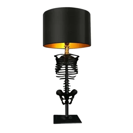 Creative Gothic Skeleton and Skull Atmosphere Lamp – USB Horror Decorative Light for Holiday Decor