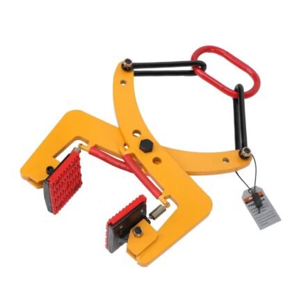 Pallet Puller Clamp Stone Carrying Pliers Lifter Sling Ring Stone Clamp 280kg Jaw Opening 6-24cm